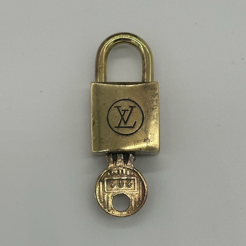 Louis Vuitton Vintage Lock and Key